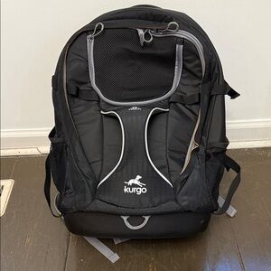 Kurgo G-Train Dog Carrier Backpack, Black, Holds up to 25lbs